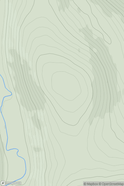 Thumbnail image for The Rig [The River Tweed to the English Border] showing contour plot for surrounding peak
